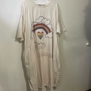 Magnolia Pearl Cali Dreamin Artist Dress $380.00 cotton, hand sewn